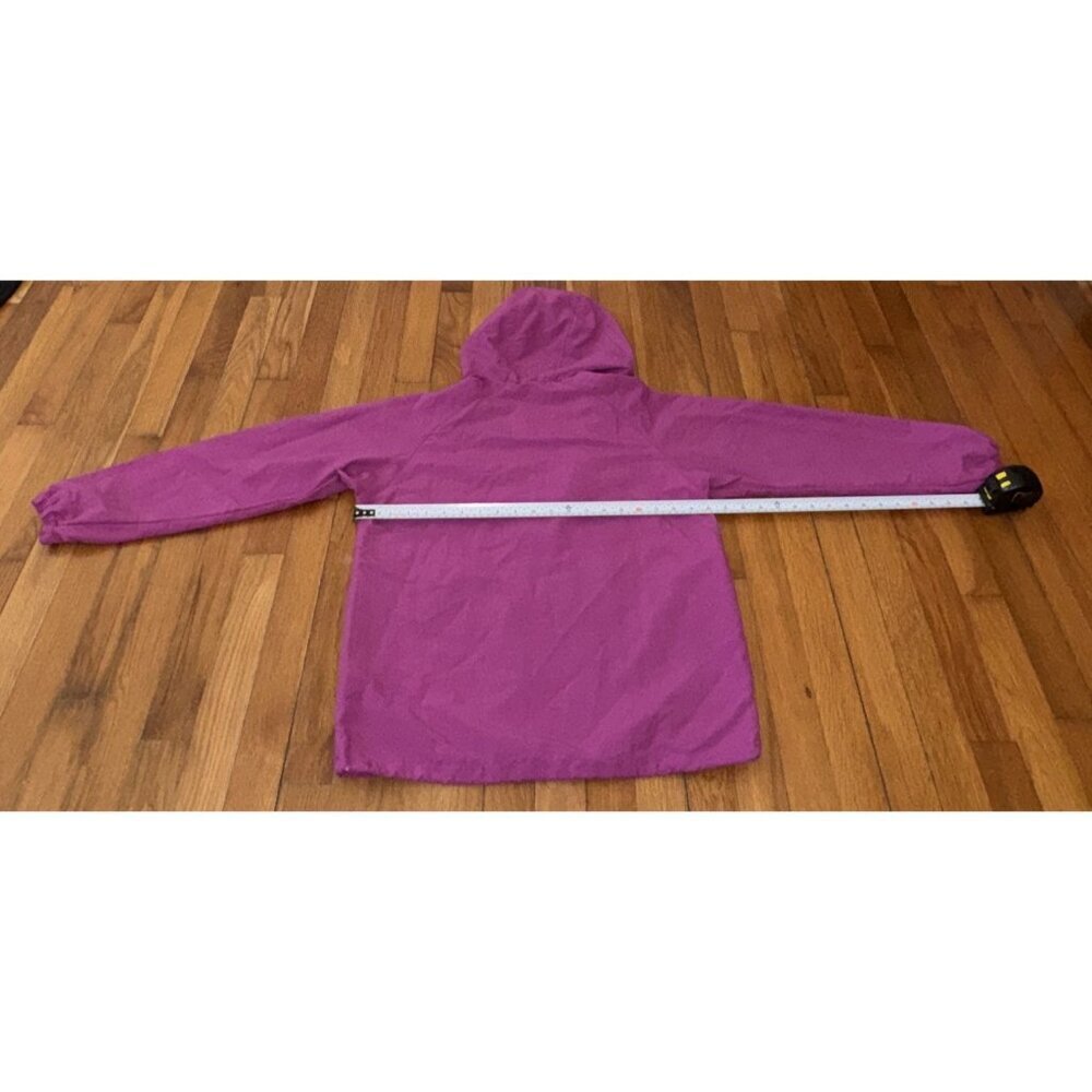 Vintage Patagonia Worn Ware 4 Full Zip Hooded Windbreaker Women's Size XL Purple - Picture 6 of 7